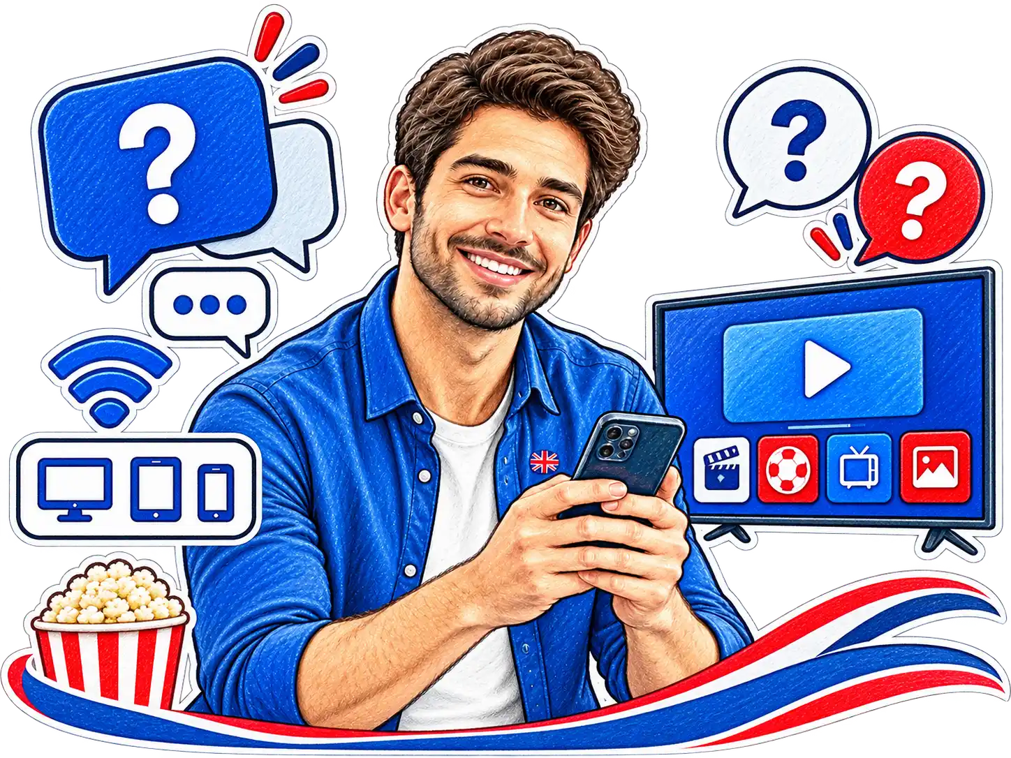 Customer support helping users choose the right UK IPTV Subscription plan